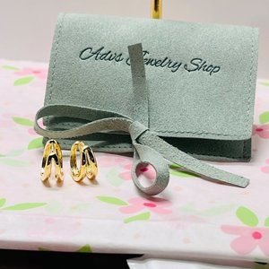Gold Filled Jewelry, Gold Earrings, mini Hoops, Gold Jewelry, Pantallas, Cute